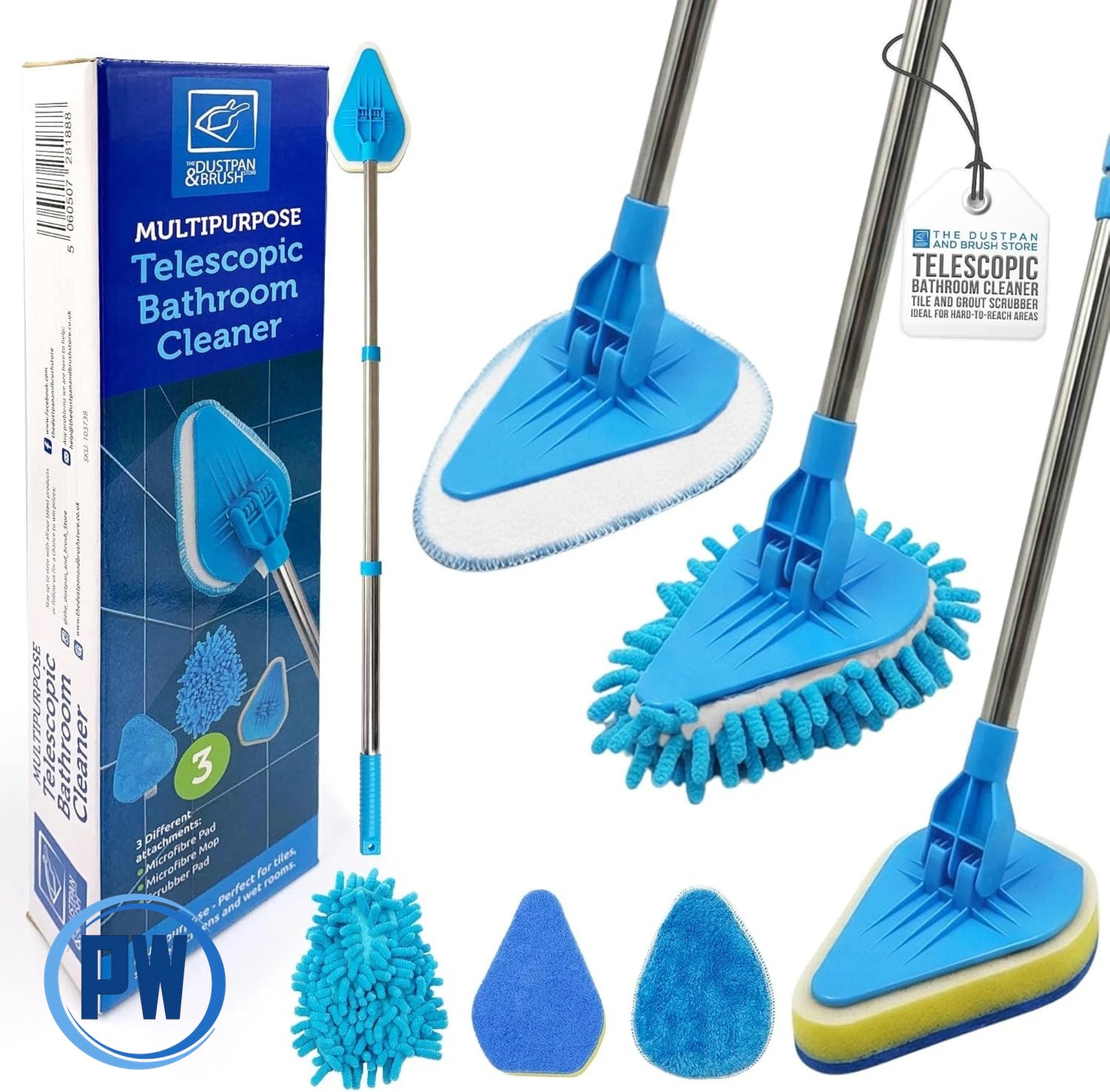 Extendable Mop and Accessories